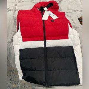 MENS CALVIN KLEIN HOODED VEST